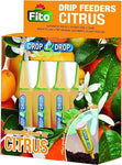 Fito Automatic Drip Feeder for Citrus Plants Feed Food Fertiliser - 5x 32ml