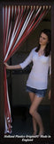 Coloured Heavy Duty PVC Strip Fly Door Curtain Indoor Flying Insect Screen 80cm