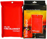 Large Fire Blanket Case Quick Release Home Kitchen Office Caravan 1m X 1m