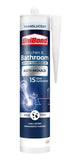 UniBond AntiMould Waterproof Sanitary Kitchen Bathroom Sealant White Translucent