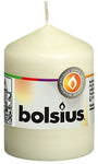 BOLSIUS PILLAR CANDLES IVORY WEDDING DECOR EVENTS CHURCH VARIOUS SIZES PACKS