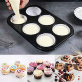 6 And 12 Cup Non Stick Cake Deep Bun Muffin Pie Yorkshire Pudding Baking Tray