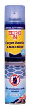 2 x Zero In Carpet Beetle & Moth Killer For Use On Carpet & Upholstery 300ml