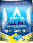 Astonish All In 1 Dishwasher Tablets Pack Of 42 Tabs Lemon Scent Tough