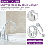 Blue Canyon Bathroom Shower Spray Head & Hose Apollo Solo For Basin & Bath Taps