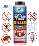 Doff Woodlice Crawling Insect Moth & Beetle Killer Powder Control Treatment 300g