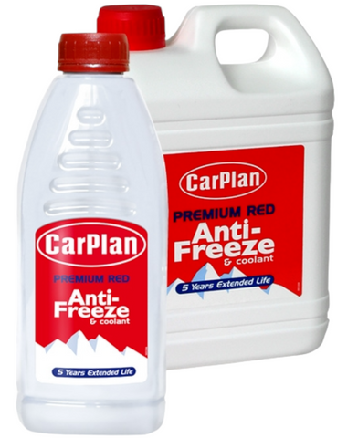 CarPlan Premium Red Antifreeze Engine Coolant Longlife Concentrate 2- 5Litres