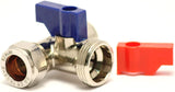 Securplumb CP 15mm x 15mm x 3/4 Inch BSP Washing Machine Tee Tap Valve