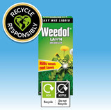 Weedol Fast Acting Lawn Weed killer Concentrate Weeds Patio Easy Mix 250ml - 2L