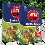 2 x Cat Repellent Vitax Stay Off Was Scent Off Pellet Dog Repellent 55g