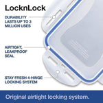 Lock And Lock Clear Plastic Food Storage Container Set Cake Lunch Box Cereal