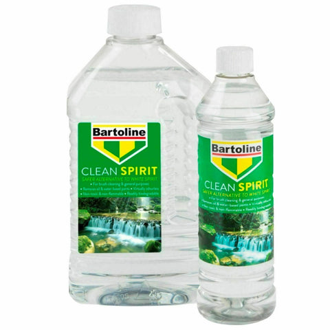 Bartoline Clean Spirit Brush Cleaner Alternative to White Spirits Turps 750ml-6L