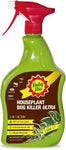 Baby Bio Houseplant Bug Killer Fly Spray Ultra Fast Protection 3 in 1 Action 1L