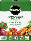 Miracle Gro Performance Organic Granular Fruit & Vegetable Plant Based Food 1kg