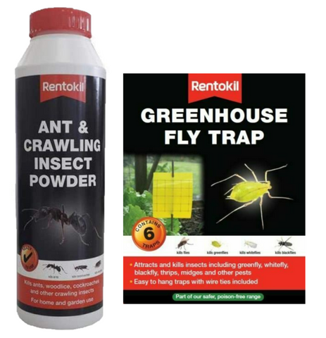 Rentokil Spider Crawling Insect Killer Powder & Paper Highly Effective Easy Use