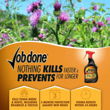 Job Done Ready To Use Glyphosate Tough Weedkiller Kills Tough Weeds & Roots 1L