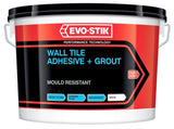 Evo-Stik Mould Resistant Wall Tile Adhesive + Grout Ready To Use Waterproof 1kg