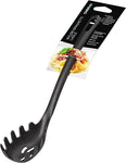 ChefAid Spaghetti Ladle Utensil Black Nylon Spoon Noodle Kitchen Cooking Tool