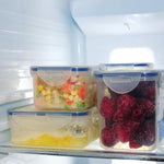 Lock And Lock Clear Plastic Food Storage Container Set Cake Lunch Box Cereal