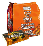 Big K Instant Lighting Lumpwood Charcoal BBQ Barbeques Coal With Safety Matches