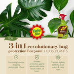Baby Bio Houseplant Bug Killer Fly Spray Ultra Fast Protection 3 in 1 Action 1L