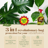 Baby Bio Houseplant Bug Killer Fly Spray Ultra Fast Protection 3 in 1 Action 1L
