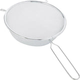 Chef Aid Metal Tea Strainer Mesh Sieve With Handle Draining & Washing All Food