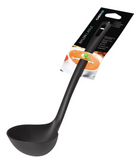 Soup Ladle Black Nylon Chef Aid Kitchen Serving Utensil Tool Casserole Stew