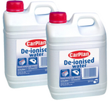 Carplan De-Ionised Water Car Battery & Iron Steam Top Up Distilled Fluid 1L - 5L