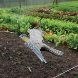 21" Flying Falcon Decoy Plastic Realistic False Fake Bird Prey Deterrent Scarer
