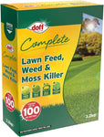 Doff Complete Lawn Feed Weed & Moss Killer Easy Use For Thicker & Green Lawn