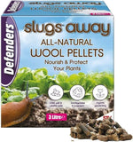 Defenders Slugs Away Wool Pellets Slug Deterrent Protect Garden And Plants 3L