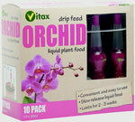 Vitax Orchid Drip Feeder Fertiliser Each Lasts 30 Days Plant Food 1-10 Drip 30ml