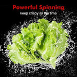 Salad Spinner Vegetable Veg Leaf Dryer Drainer Colander Plastic Bowl 3L