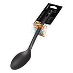 Chef Aid Nylon Solid Spoon Non-Stick Cooking Baking Kitchen Utensil - Black