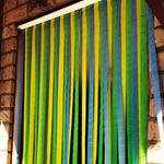 Coloured PVC Strip Blind Fly Door Curtain Indoor Flying Insect Screen 90cm x 2m