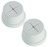 2 x Croydex Push In Soft Rubber Hole Tea Towel Cloth Holder Kitchen Bathroom