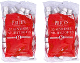 Price's Candles Sentinel Nightlights Tealight Candles 8 Hours Burn Pack 6,50,100