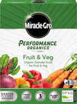 Miracle Gro Performance Organics Fruit & Veg Plant Feed Food Fertiliser 1kg