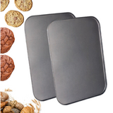 Large Baking Tray Non Stick Biscuit Cookie Black Cooking Oven Tin Sheet x 2