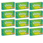 Kleenex Tissue Balsam With Aloe Vera And Vitamin E Facial Tissues - 12 Boxes