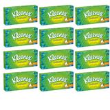 Kleenex Tissue Balsam With Aloe Vera And Vitamin E Facial Tissues - 12 Boxes