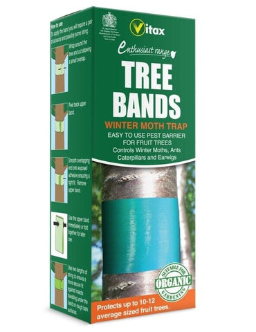 Vitax Tree Grease Bands Fruit Winter Moth Trap Pest Barrier 2 x 1.75m