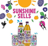 Rio Tropical Soft Drink Refreshing Carbonated Real Fruit & Juice 24 x 330ml