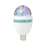 LED Multi Coloured Rotating Disco Light Bulb Projector Bayonet Party Lamp 1.5W