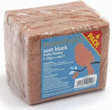 Honeyfield's Suet Block Fruity Flavour High Energy Wild Bird Food Pack 4 1.2kg