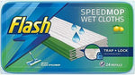 Flash Refill PowerMop Fresh Liquid Solution Spray Wipe 800ml - 60xAbsorbing Pads