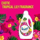 Surf Concentrated Liquid Laundry Detergent Tropical Lily 2.7L 100 Washes