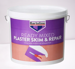 Bartoline Plaster Skim And Repair Ready Mixed Interior Walls And Ceiling 2.5L