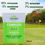 Iron Sulphate Lawn Feed Tonic Grass Greener Turf Moss& Weed Killer Water Soluble